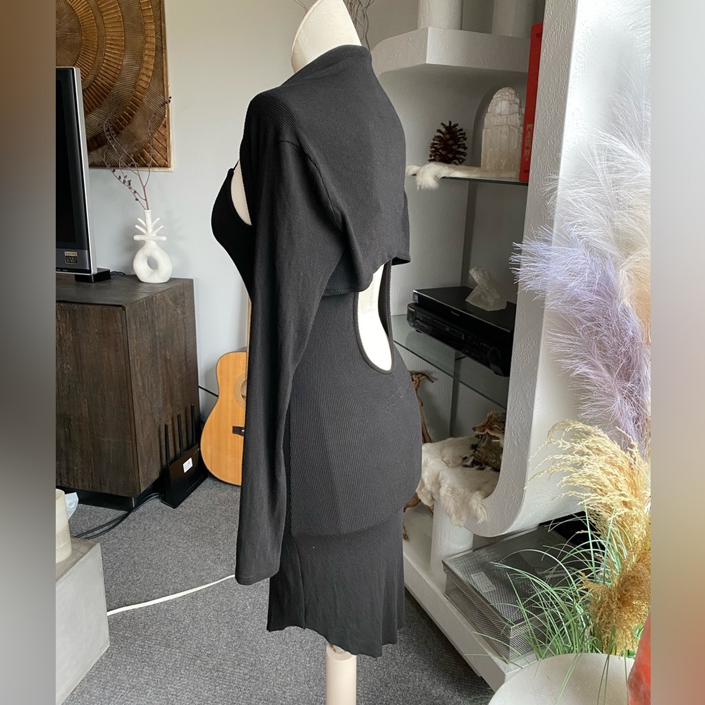 New Enza Costa Revolve Ribbed Shrug Dress rick owens joah brown skims areyouami - Picture 7 of 11